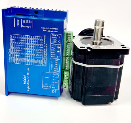 12NM Closed Loop Stepper Motor For Cnc Machine 6A 6.5mH Black And Blue